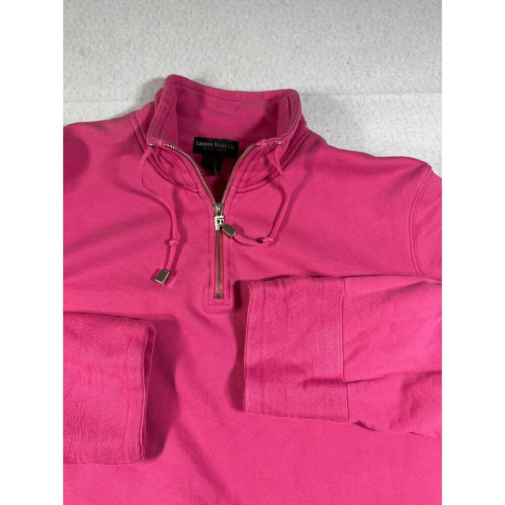 Lauren Jean Co Pink Pullover over Sweater / Jacket Size XL Ralph Lauren